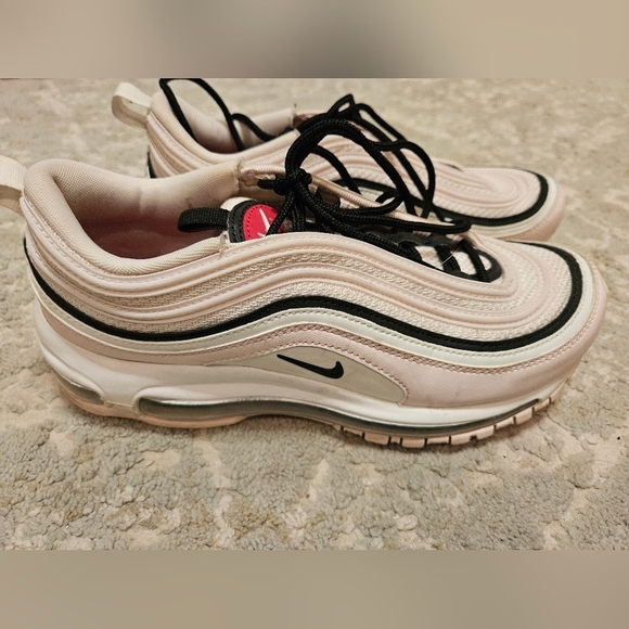 Nike Shoes - Nike air max 97 soft light pink and black